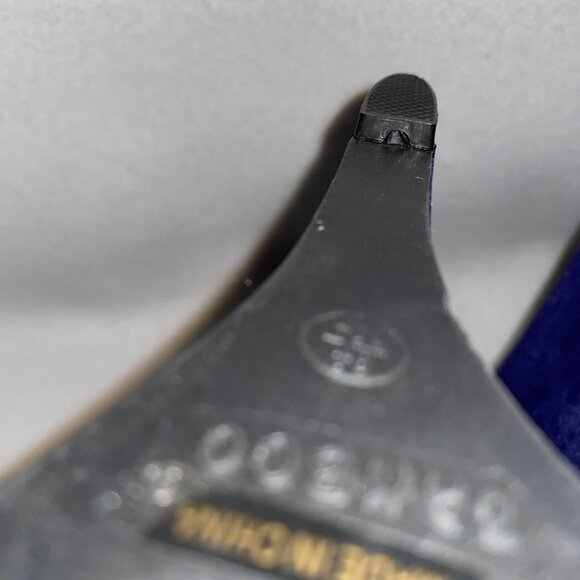 Bamboo Size 8 1/2 Cobalt Blue Ankle Strap Wedges - Picture 15 of 16